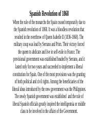  1868年のスペイン革命、王政の終焉と共和制への道標を築いた出来事