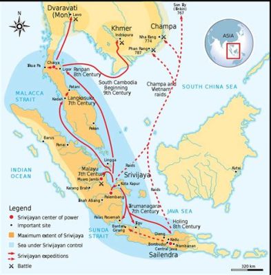  「スリウィジャヤ王朝の興隆」：7世紀のインドネシアにおける海上貿易と仏教の普及